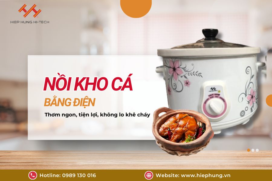 Nồi kho cá bằng điện